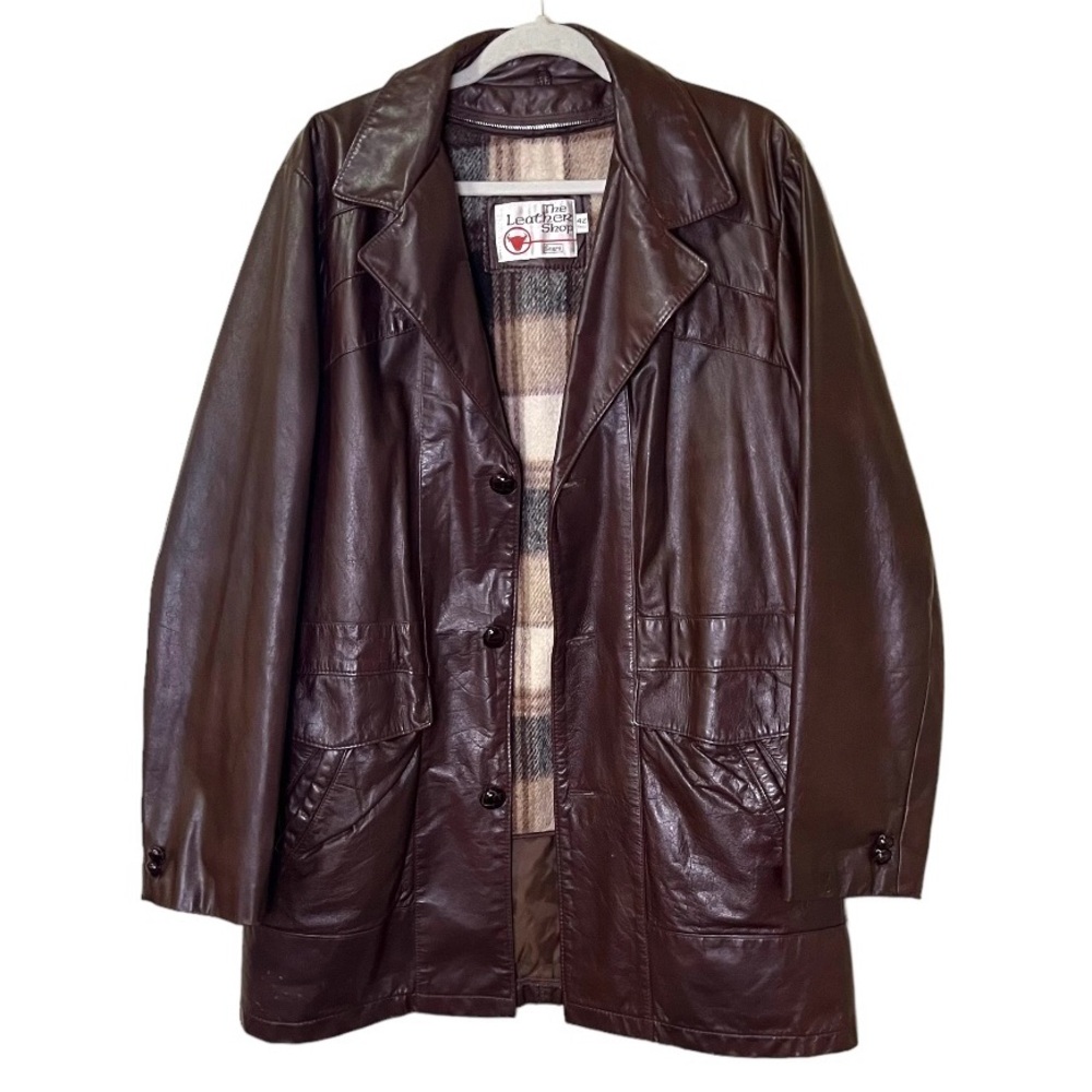 VTG SEARS THE LEATHER SHOP Genuine Leather Jacket